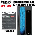 即納可能★24-25モデル★ NOVEMBER(ノベンバー)C-KENTIAL【エッジカバー・チューンナップ・オリジナルグッズプレゼント】【送料無料】(※北海道...