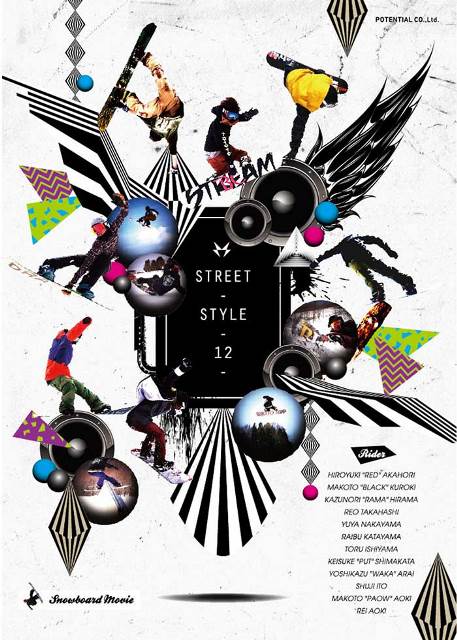 楽天CAPCELL【送料無料（※北海道/沖縄/離島は送料別）】【15-16 SNOW DVD】STREET STYLE 12 POTENTIAL FILM【スノーボード】