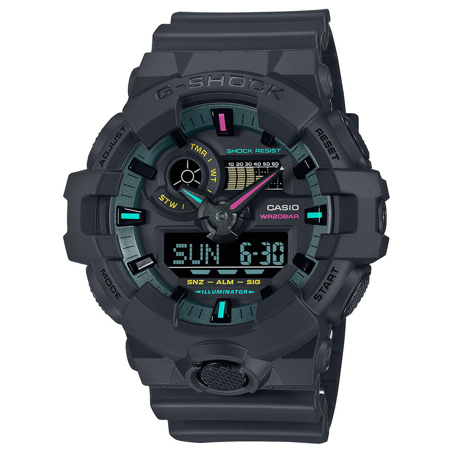 CASIOrv G-SHOCK W[VbN ANALOG-DIGITAL GA-700 SERIES GA-700 SERIES GA-700MF-1AJF