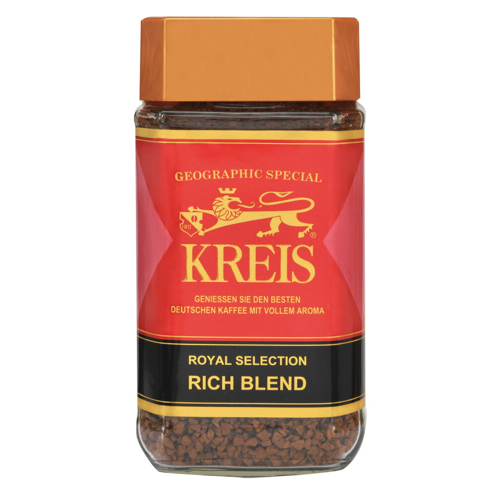 KREIS インスタントコーヒー ジオグラフィックスペシャル リッチブレンド 100g 瓶 キャピタルコーヒー CAPITAL