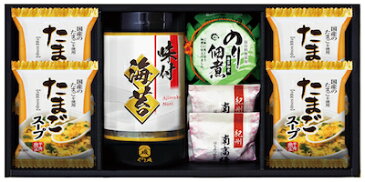 半額 50%OFF【やま磯味付海苔＆食卓セット YU-25F】食品アソート 海苔 南高梅 のり佃煮 フリーズドライ プレゼント ギフト お返し 香典返し 内祝い 熨斗 包装 半値