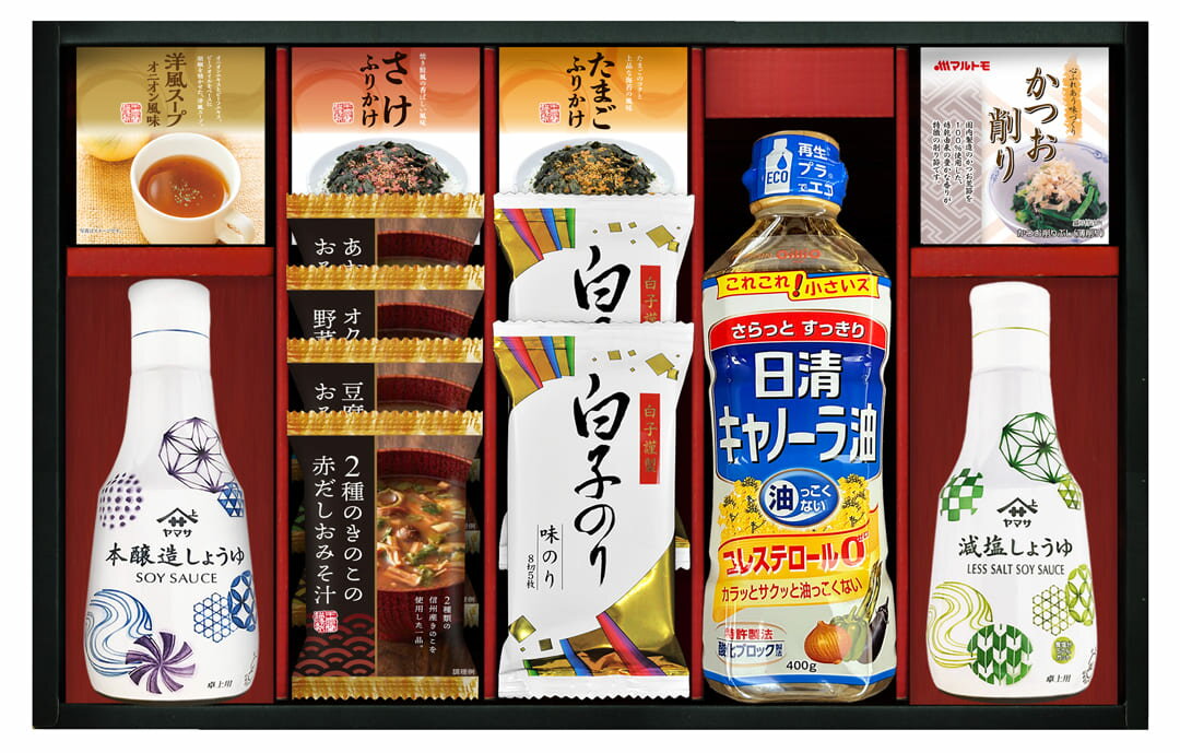 半額 50%OFF ヤマサ鮮度しょうゆ＆フリーズドライ バラエティセット CR-50 内祝い ...
