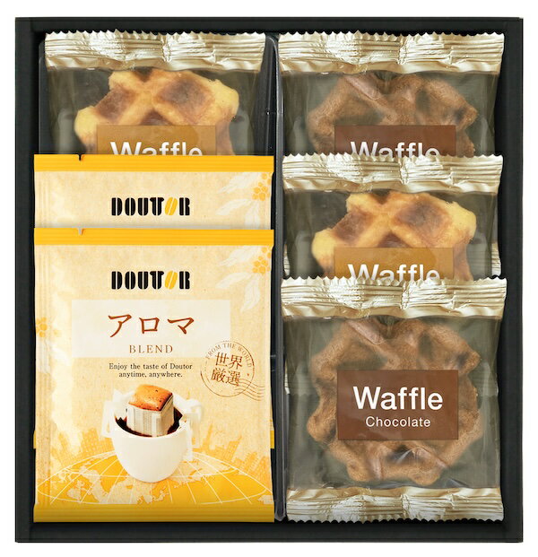 樂天商城 - 半額 50%OFF ドトールコーヒー＆2種類のベルギーワッフルコンボ BWGO-15