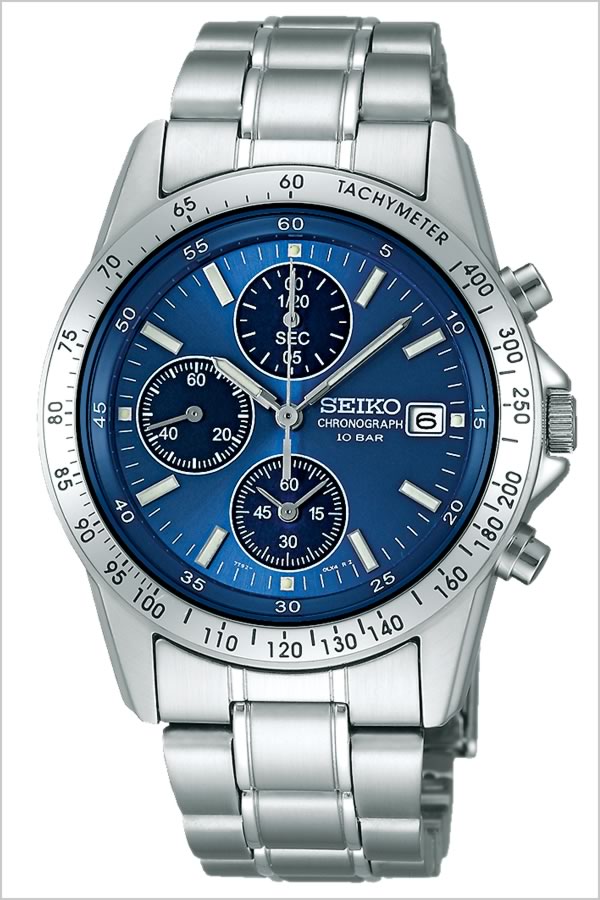 SEIKO 腕時計 クロノグラフ SBTQ071 メンズ