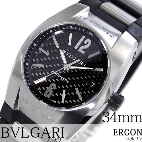 ブルガリ 腕時計 BVLGARI時計 BVLGARI 時計 エルゴン ERGON メンズ ブラック  ...