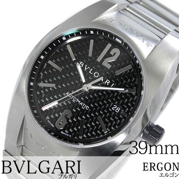 ブルガリ 腕時計 BVLGARI時計 BVLGARI 時計 エルゴン ERGON メンズ ブラック  ...