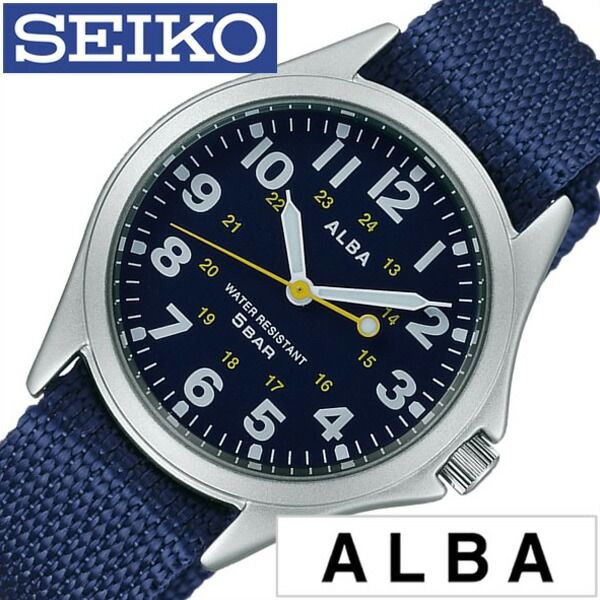 セイコー アルバ 腕時計（メンズ） セイコーアルバ 腕時計 SEIKOALBA時計 SEIKO ALBA セイコー アルバ 時計 メンズ ブルー AQPK402 NATO ベルト 正規品 スタンダード ネイビー シルバー おしゃれ ブランド 新生活 プレゼント ギフト 観光 旅行 遠足 入学 卒業