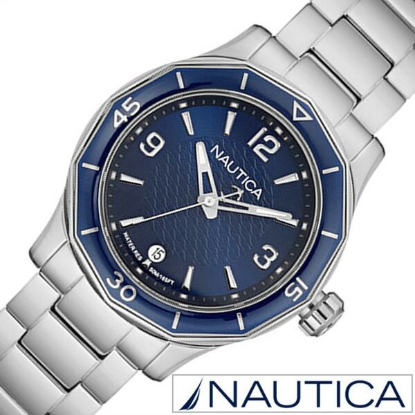 ノーティカ 腕時計 NAUTICA時計 NAUTICA 時計 NWS01 レディース ブルー NAD16532L 正規品 メタル ベルト クオーツ 防水 新作 ブランド ネイビー シルバー スポーツ アナログ おしゃれ 新生活 プレゼント ギフト 入学 卒業