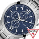 高校生 腕時計 メンズ GUESS時計 ゲス GUESS 時計 ハドソン HUDSON ブルー W0875G1 メタル ベルト 正規品 新作 ファッション ウォッチ カジュアル シルバー おしゃれ ブランド ' 新生活 プレゼント ギフト 観光 旅行 遠足 入学 卒業