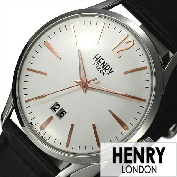 ヘンリーロンドン 腕時計 HENRY 時計 LONDON ヘンリー ロンドン ハイゲート HIGHGATE メンズ レディース ホワイト HL41-JS-0067 ペアウォッチ ブランド シンプル 革 レザー ブラック シルバー プレゼント ギフト 新生活 入学 卒業