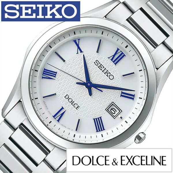 セイコー腕時計 SEIKO時計 SEIKO 腕時計 セイコー 時計 ドルチェ エクセリーヌ DOLCE & EXCELINE メンズ シルバー SADM007 新作 人気 正規品 ブランド 電池交換不要 ソーラー おすすめ 防水 チタン おしゃれ 誕生日 新生活 プレゼント ギフト 観光 旅行 入学 卒業