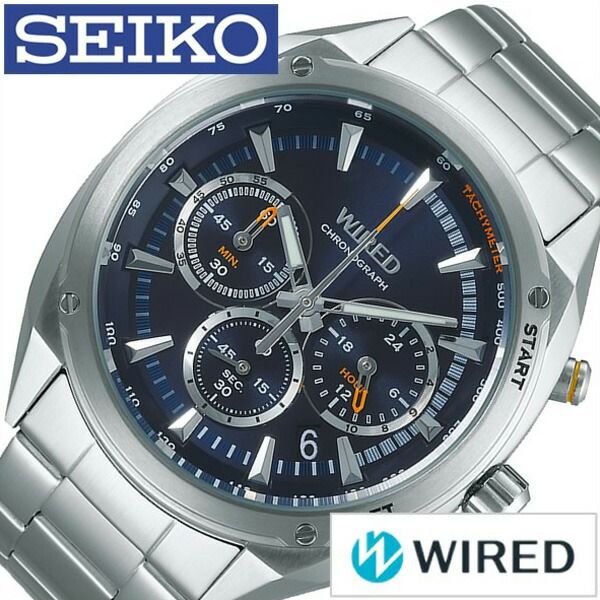 セイコー腕時計 SEIKO時計 SEIKO 腕時計 セイコー 時計 ワイアード WIRED メンズ ブルー AGAW445 新作 人気 正規品 ブランド 防水 ワイヤード メタル シルバー おしゃれ 誕生日 新生活 プレゼント ギフト 観光 旅行 遠足 入学 卒業