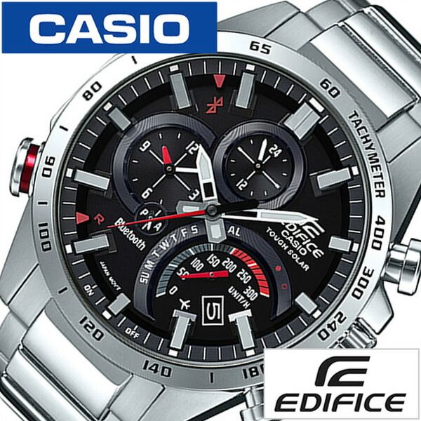 スマートウォッチ カシオ腕時計 CASIO時計 CASIO 腕時計 カシオ 時計 エディフィス EDIFICE メンズ ブラック EQB-501XD-1AJF 正規品 ブランド 防水 ソーラー Bluetooth ブルートゥース メタル ベルト シルバー 誕生日 新生活 プレゼント ギフト 2024 旅行 入学 卒業