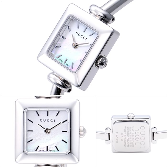 【10%OFF 6160円引】 グッチ 腕時計 華奢 GUCCI 時計 1900 シリーズ レディース ホワイト YA019518 新作 ペアウォッチ 人気 ブランド 防水 高級 リクルート 就活 名入れ メタル シルバー シェル 誕生日 新生活 プレゼント ホワイトデー ギフト 旅行 遠足 入学 卒業