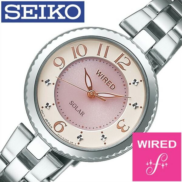 セイコー腕時計 SEIKO時計 SEIKO 腕時計 セイコー 時計 ワイアード エフ WIRED f レディース ピンク AGED085 新作 正規品 ブランド 防水 ワイヤード 電池交換不要 ソーラー メタル おしゃれ 誕生日 新生活 プレゼント ギフト 観光 旅行 遠足 入学 卒業