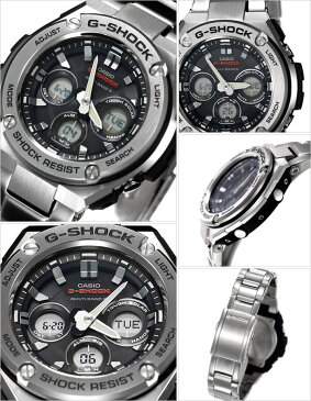 カシオ腕時計 CASIO時計 CASIO 腕時計 カシオ ジーショック 頑丈な 時計 ジースチール G-SHOCK G-STEEL メンズ ブラック GST-W310D-1AJF [ 正規品 防水 Gショック シルバー メタル 電波ソーラー アナデジ おしゃれ 腕時計]