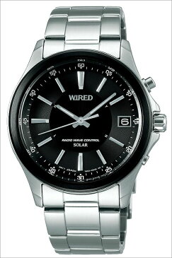 セイコー腕時計 SEIKO時計 SEIKO 腕時計 セイコー 時計 ワイアード WIRED メンズ ブラック AGAY012 [ 正規品 ビジネス スーツ オフィスシンプル ラウンド メタル (電池交換不要) ソーラー 電波時計 プレゼント ギフト] 誕生日