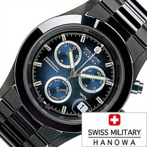 スイスミリタリー腕時計 SWISSMILITARY時計 SWISS MILITARY HANOWA 腕時計 ミリタリー ハノワ 時計 クロノ ELEGANT CHRONO メンズ ブルー ML-248 正規品 防水 メタル ブラック カレンダー クロノグラフ 新生活 プレゼント ギフト 観光 旅行 遠足 入学 卒業