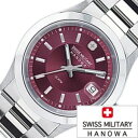 スイスミリタリー腕時計 SWISSMILITARY時計 SWISS MILITARY HANOWA 腕時計 スイス ミリタリー ハノワ 時計 エレガント プレミアム ELEGANT PREMIUM メンズ ボルドー ML-305 正規品 人気 防水 メタル シルバー カレンダー 新生活 プレゼント ギフト 入学 卒業