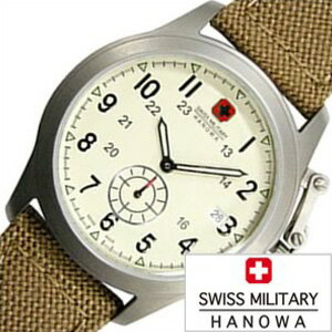 スイスミリタリー腕時計 SWISSMILITARY時計 SWISS MILITARY HANOWA 腕時計 スイス ミリタリー ハノワ 時計 クラシック CLASSIC メンズ ホワイト ML-371 正規品 人気 防水 布 ベージュ ブラウン カレンダー 誕生日 新生活 プレゼント ギフト 観光 旅行 入学 卒業