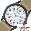 スイスミリタリー腕時計 SWISSMILITARY時計 SWISS MILITARY HANOWA 腕時計 スイス ミリタリー ハノワ 時計 クラシック CLASSIC メンズ ホワイト ML-387 正規品 人気 防水 布 ベージュ カレンダー 誕生日 新生活 プレゼント ギフト 観光 旅行 遠足 入学 卒業