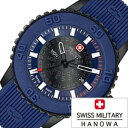 スイスミリタリー腕時計 SWISSMILITARY時計 SWISS MILITARY HANOWA 腕時計 スイス ミリタリー ハノワ 時計 トゥワイライト TWILIGHT メンズ ブラック ML-417 正規品 人気 防水 ラバー ブルー カレンダー 誕生日 新生活 プレゼント ギフト 観光 旅行 入学 卒業