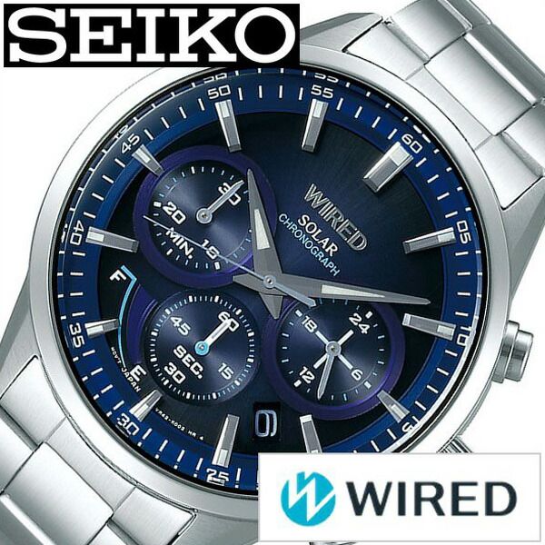 【最大2,800円引き】【10％OFF】セイコー腕時計 SEIKO時計 SEIKO 腕時計 セイコー 時計 ワイアード WIRED メンズ ネイビー AGAD094 正規品 ブランド ビジネス スーツ カジュアル 防水 シルバー ステンレス ソーラー 誕生日 新生活 プレゼント 入学 卒業 ギフト 旅行 遠足