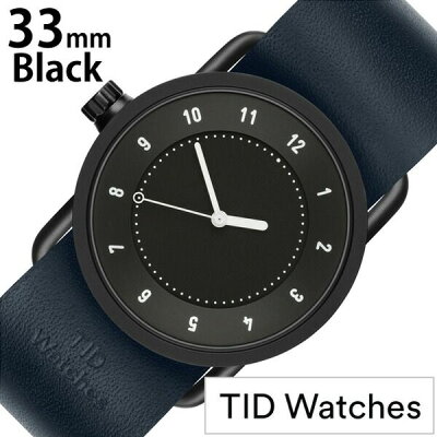 ティッドウォッチ腕時計 TIDWatches時計 TIDWatches 腕時計 ティッドウォッチ 時計 No.1 33mm レディース 妻 彼女 TID01-BK33-NV 正規品 人気 ブランド シンプル ミニマル おしゃれ レザー 革ベルト ペアウォッチ 新生活 プレゼント ギフト クリスマス
