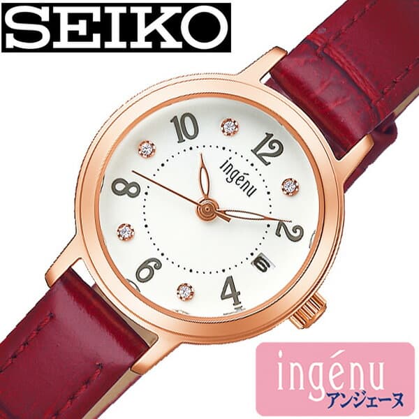 セイコー アルバ 腕時計（レディース） セイコー腕時計 SEIKO時計 SEIKO 腕時計 セイコー 時計 アルバ アンジェーヌ ALBA ingenu レディース ホワイト AHJK446 アナログ ピンクゴールド ラウンド ビジネス カジュアル シンプル人気 かわいい 新生活 プレゼント ギフト 旅行 遠足 入学 卒業