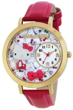 [あす楽]サンリオ時計 Sanrio Sanrio 時計 サンリオ ハロー キティ Hello Kitty キッズ 女の子 ホワイト MJSR-F07 [ 革ベルト レザー 子供用 キッズウォッチ かわいい おしゃれ 小学生 幼稚園生 時間 勉強 キャラクター パステル プレゼント ギフト ]