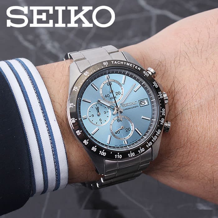 おしゃれなメンズ腕時計 セイコー腕時計 SEIKO時計 SEIKO 腕時計 セイコー 時計 メンズ ブルー SBTR029 旦那 夫 彼氏 ビジネス 仕事 スーツ クロノ クロノグラフ フォーマル 就活 高級感 カジュアル おしゃれ メタル 新生活 プレゼント ギフト 2024 観光 旅行 遠足 入学 卒業