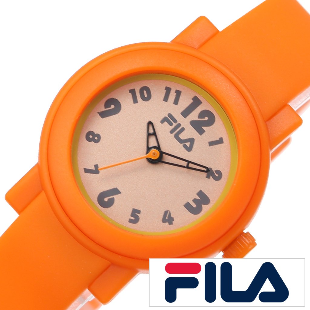 フィラ腕時計 FILA時計 FILA 腕時計 フィラ 時計 オレンジ FL-38-202-002 おすすめ ブランド 防水 ラバ..