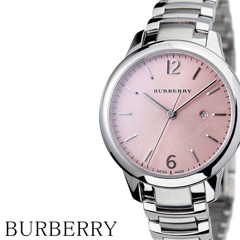 バーバリー腕時計 BURBERRY時計 BURBERRY 腕時計 バーバリー 時計 ザ クラシック ラウンド The Classic Round レディース 女性 ピンク BU10111 ブランド 防水 カジュアルお洒落 スイス製 シンプル ビジネス 上品 誕生日 新生活 プレゼント ギフト 観光 旅行 入学 卒業