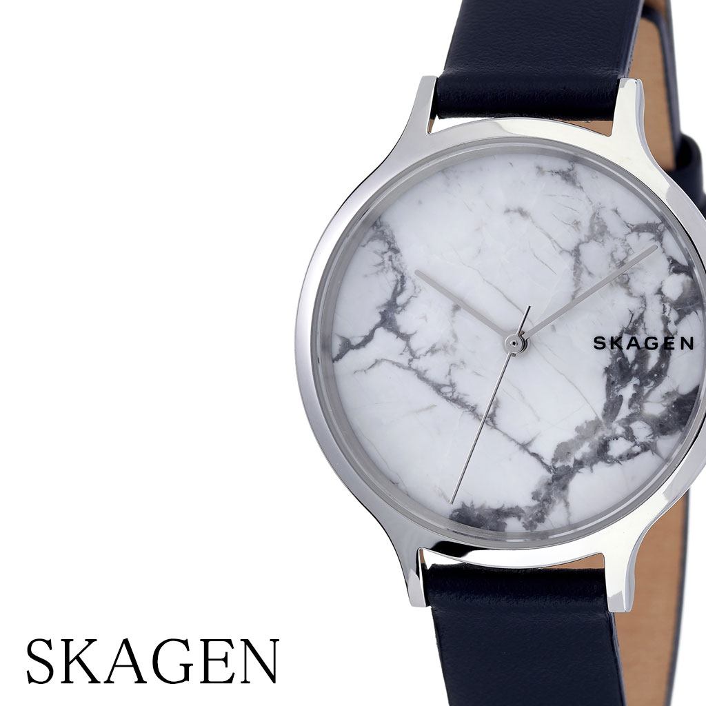 スカーゲン 【28%OFF \6,160-円引】スカーゲン腕時計 SKAGEN時計 SKAGEN 腕時計 スカーゲン 時計 アニタ ANITA レディース 女性 彼女 ホワイト SKW2719 ブランド 北欧デザイン シンプル おしゃれ かわいい ラウンド おすすめ 就活 大理石 新生活 プレゼント ギフト 2024 観光 旅行 遠足