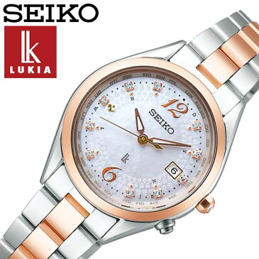 セイコー腕時計 SEIKO時計 SEIKO 腕時計 セイコー 時計 ルキア LUKIA レディース ホワイト SSQV064 [ 正規品 人気 限定 彼女 嫁 妻 かわいい おしゃれ フォーマル カレンダー クリスタル ] 誕生日 新生活 プレゼント ギフト クリスマス 2022