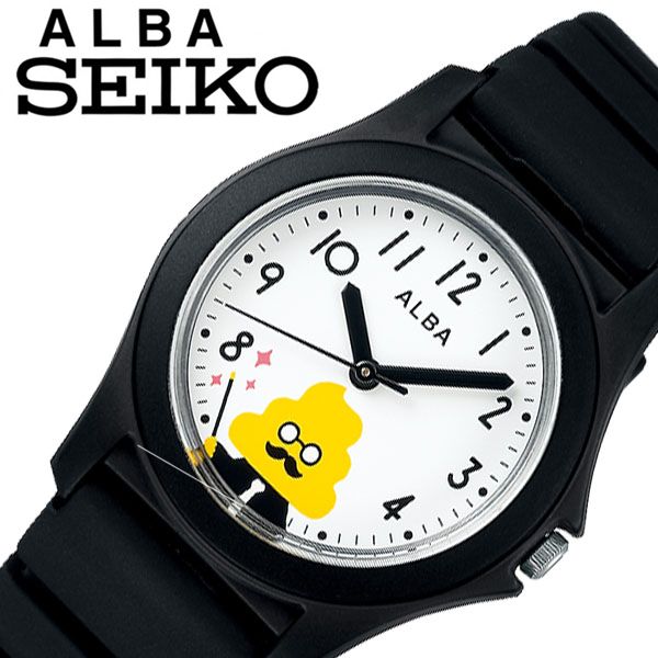 ウンコ 漢字ドリル セイコー腕時計 SEIKO時計 SEIKO 腕時計 セイコー 時計 アルバ ALBA 男の子 黒 白 AQGS012 正規品 おすすめ ブランド 防水 キャラクター かわいい 学習 孫 誕生日 小学生 キッズ 子供 息子 娘 新生活 プレゼント ギフト 観光 旅行 遠足 入学 卒業