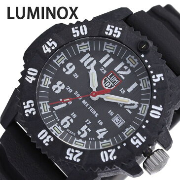 ルミノックス腕時計 LUMINOX時計 LUMINOX 腕時計 ルミノックス 時計 マスター カーボン シールズ MASTER CARBON SEAL 3800 SERIES メンズ 黒 3801 [ ミリタリー 日付カレンダー 回転ベゼル 頑丈防水 男性 おしゃれ プレゼント ギフト ]