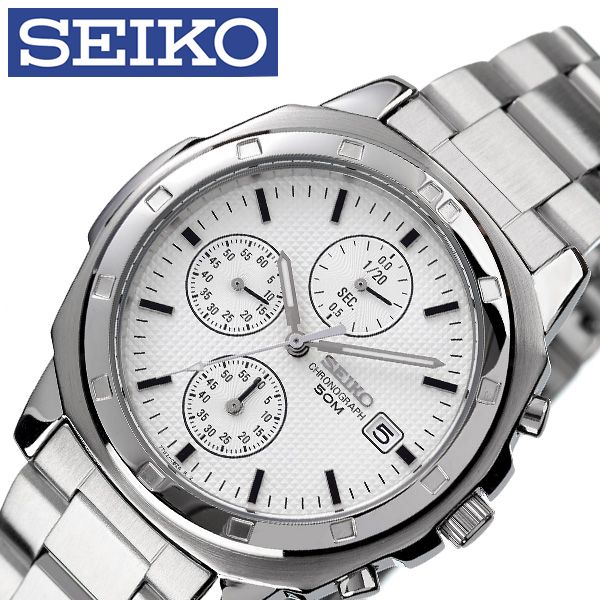 [あす楽]セイコー腕時計 SEIKO時計 SEIKO 腕時計 セイコー 時計 メンズ 男性 ホワイト SND187P1 [ 人気 ブランド 逆輸入 定番 おしゃれ ファッション フォーマル スーツ 営業 商社 プレゼント ギフト ] 誕生日 冬ギフト