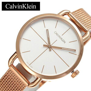 【3,370円引き】カルバンクライン腕時計 CalvinKlein時計 Calvin Klein 腕時計 カルバン クライン 時計 イーブンエクステンション Even Extension レディース ホワイト K7B23626 [ ブランド アナログ ck シンプル おしゃれ 彼女 妻 ] 新生活 プレゼント ギフト