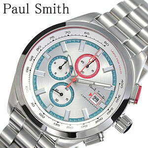 ポールスミス腕時計 Paulsmith時計 Paul smith 腕時計 ポール スミス 時計 メンズ 男性 シルバー PS0110018 [ ブランド 防水 ステンレス ベルト 上品 クラシカル オシャレ クロノグラフ スーツ 仕事 オフィス ] 新生活 プレゼント ギフト