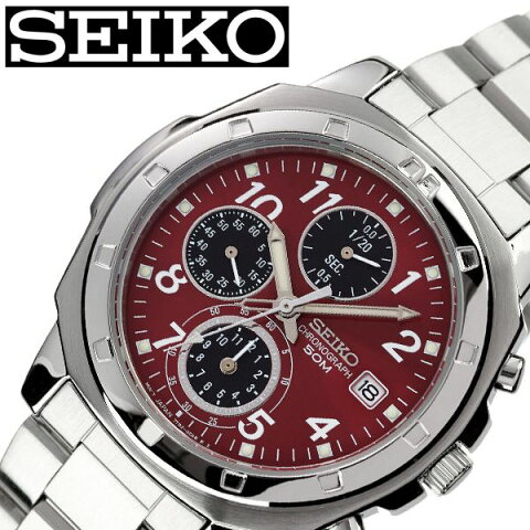 [あす楽]セイコー腕時計 SEIKO時計 SEIKO 腕時計 セイコー 時計 メンズ レッド SND495P [ 人気 ブランド 旦那 夫 彼氏 逆輸入 限定 定番 おしゃれ ファッション シンプル フォーマル スーツ 営業 仕事 商社 プレゼント ギフト ] 誕生日 冬ギフト