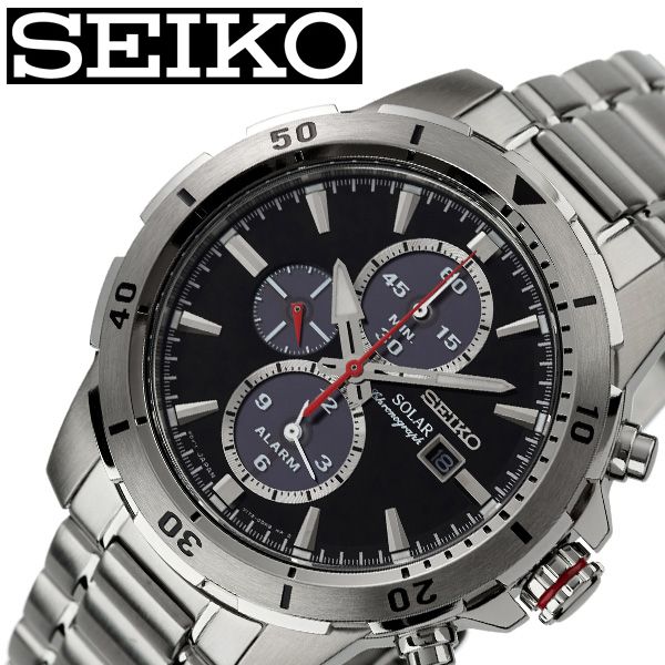 セイコー腕時計 SEIKO時計 SEIKO 腕時計 セイコー 時計 メンズ ブラック 黒 SSC557P1 人気 ブランド おすすめ 防水 ステンレスベルト 限定 社会人 スーツ 仕事 ビジネス時計 カレンダー 彼氏 大人 かっこいい おしゃれ カジュアル 上品 新生活 プレゼント ギフト 旅行 入学