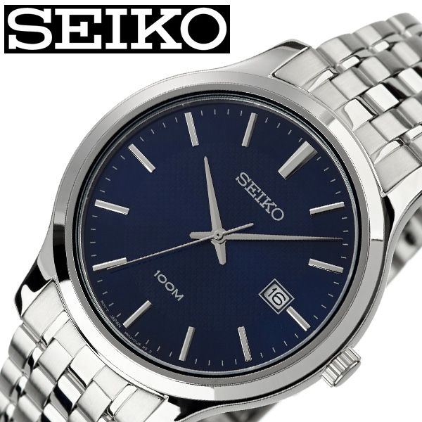 セイコー腕時計 SEIKO時計 SEIKO 腕時計 セイコー 時計 メンズ ブルー SUR291P1 ブランド おすすめ 防水 ステンレスベルト スーツ 仕事 ビジネス時計 カレンダー 彼氏 大人 かっこいい おしゃれ カジュアル 上品 新生活 プレゼント ギフト 観光 旅行 遠足 入学 卒業