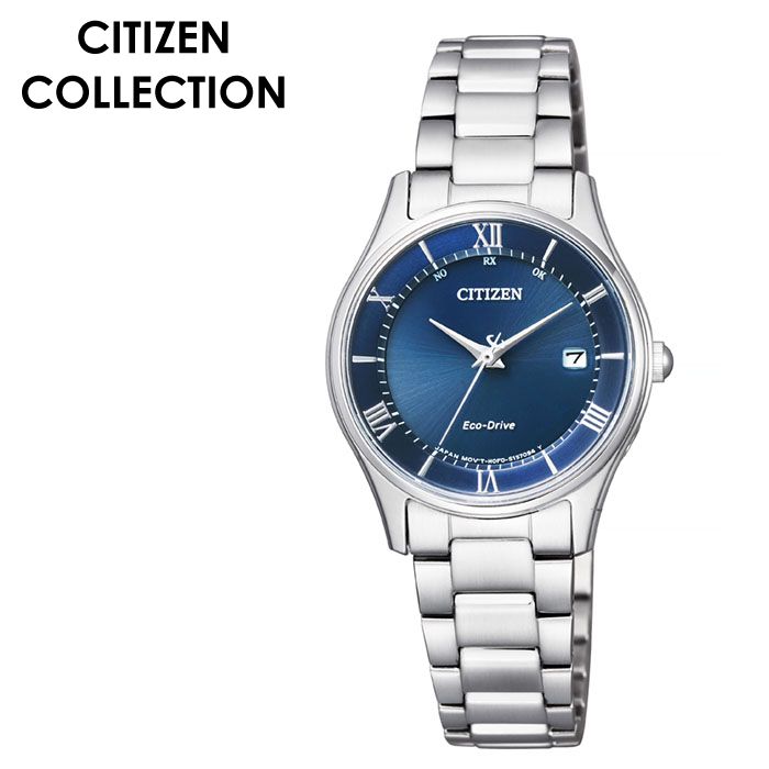 シチズン腕時計 CITIZEN時計 CITIZEN 腕時計 シチズン 時計 コレクション COLLECTION レディース ネイビー ES0000-79L 人気 正規品 ブランド 防水 電波 ソーラー ファッション 誕生日 新生活 プレゼント ギフト 旅行 遠足