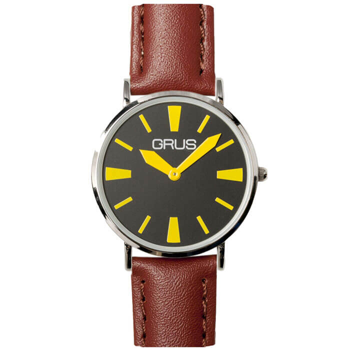 グルス腕時計 GRUS 時計 腕時計 グルス ロービジョンウォッチ メンズ 男性 ブラック GRS006-05 人気 ブランド 弱視者用 ロービジョン 軽量 薄型 視覚障がい者用 高齢者 年配 新生活 プレゼント ギフト 旅行 遠足 入学 卒業