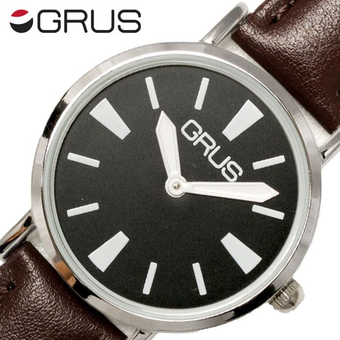 乐天商城 - グルス腕時計 GRUS 時計 腕時計 グルス ロービジョンウォッチ レディース 女性 ブラック GRS007-06 人気 ブランド 弱視者用 ロービジョン 軽量 薄型 視覚障がい者用 高齢者 年配 新生活 プレゼント 新社会人 入学 卒業 ギフト 旅行 遠足 母の日