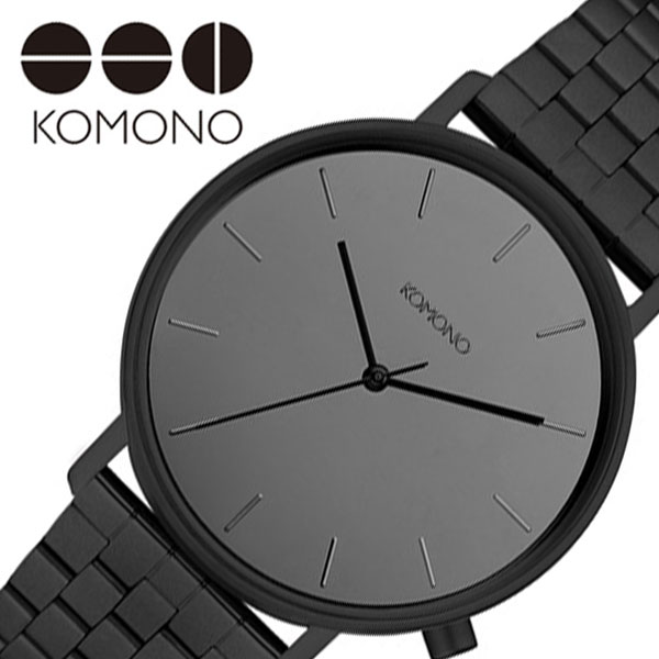 コモノ腕時計 KOMONO時計 KOMONO 腕時計 コモノ 時計 ルイスエステート LEWIS ESTATE レディース 女性 ブラック KOM-W4078 人気 ブランド カジュアル 個性的 シンプル シック 新生活 プレゼント 新社会人 入学 卒業 ギフト 旅行 遠足 母の日