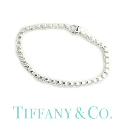 純正紙袋&BOX付き ティファニー メンズ ブレスレット Tiffany&co ブランド ベネチアン Tiffany Venetian 12607083 男性 人気 華奢 細い リンク 鎖 チェーン ブレス シルバー925 新生活 プレゼント ギフト TBR 旅行 遠足 入学 卒業