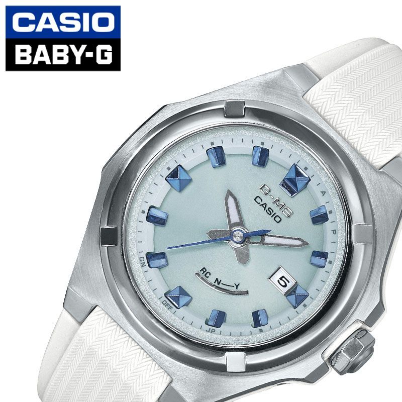 乐天商城 - カシオ腕時計 CASIO時計 CASIO 腕時計 カシオ 時計 ベビージー BABY-G レディース ブルー MSG-W300-7AJF 人気 かわいい パステルカラー ホワイト 華奢 カジュアル スポーツ アウトドア 新生活 プレゼント 新社会人 入学 卒業 ギフト 旅行 遠足 母の日