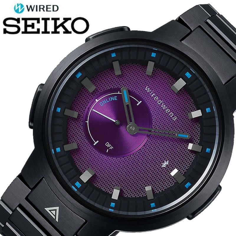 [ 5年保証 ]セイコー腕時計 SEIKO時計 SEIKO 腕時計 セイコー 時計 ワイアード WIRED wiredwena×攻殻機動隊 メンズ 男性 AGAB703 正規品 wena wrist ウェナリスト スマートウォッチ ウェアラブル スマホ iPhone アイフォーン 付け替え プレゼント ギフト クリスマス 2022